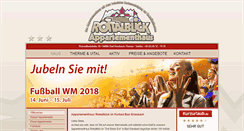 Desktop Screenshot of haus-rottalblick.de