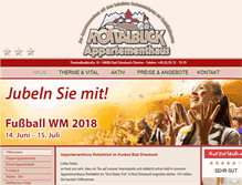 Tablet Screenshot of haus-rottalblick.de
